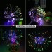 Qedertek Fireworks Fairy Lights, 2 Pack 120 LED Christmas Battery Fairy Lights, 8 Modes Dimmable Decorative Starburst String Lights for Christmas, Party, Garden, Xmas Tree Decorations (Multicolor)