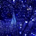 Qedertek Solar String Lights Outdoor, 72ft 200 LED Solar Fairy Lights, Waterproof 8 Modes Solar Powered String Lights for Garden, Patio, Lawn, Party, Yard, Fence, Balcony Decoration (Blue)