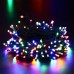  Qedertek Solar String Lights Outdoor, 72ft 200 LED Solar Fairy Lights, Waterproof 8 Modes Solar Powered String Lights for Garden, Patio, Lawn, Party, Yard, Fence, Balcony Decoration (Multicolor) 