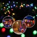  Qedertek Solar String Lights Outdoor, 72ft 200 LED Solar Fairy Lights, Waterproof 8 Modes Solar Powered String Lights for Garden, Patio, Lawn, Party, Yard, Fence, Balcony Decoration (Multicolor) 