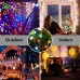  Qedertek Solar String Lights Outdoor, 72ft 200 LED Solar Fairy Lights, Waterproof 8 Modes Solar Powered String Lights for Garden, Patio, Lawn, Party, Yard, Fence, Balcony Decoration (Multicolor) 