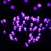 Qedertek Halloween Solar Fairy Lights, 72ft 200 LED Outdoor Solar Fairy Lights, Waterproof 8 Modes Solar Powered String Lights for Tree, Garden, Patio, Lawn, Party, Halloween Decorations (Purple)