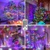 Qedertek Icicle Lights Outdoor, 432 LED Christmas Fairy Lights Bright Indoor Curtains Lights with 8 Mode Function Mains Powered for Xmas Tree Wedding Party Christmas Decorations (Multicolor)