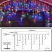 Qedertek Icicle Lights Outdoor, 432 LED Christmas Fairy Lights Bright Indoor Curtains Lights with 8 Mode Function Mains Powered for Xmas Tree Wedding Party Christmas Decorations (Multicolor)