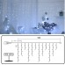 Qedertek Icicle Lights, 432 LED Christmas Fairy Lights Bright Indoor Curtain Lights with 8 Mode Function Mains Powered for Christmas Decorations (White)