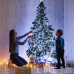 Qedertek Christmas Tree Lights 50M 500 LED, Christmas Lights Outdoor Waterproof, 8 Modes, Timer Function, Christmas Fairy Lights Mains Powered Decoration for Xmas Tree (White)