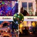 Qedertek Christmas Tree Lights 50M 500 LED, Christmas Lights Outdoor Waterproof, 8 Modes, Timer Function, Christmas Fairy Lights Mains Powered Decoration for Xmas Tree (Multicolor)