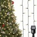 Qedertek Christmas Tree Lights 50M 500 LED, Christmas Lights Outdoor Waterproof, 8 Modes, Timer Function, Christmas Fairy Lights Mains Powered Decoration for Xmas Tree (Warm White)