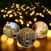 Qedertek Christmas Tree Lights 50M 500 LED, Christmas Lights Outdoor Waterproof, 8 Modes, Timer Function, Christmas Fairy Lights Mains Powered Decoration for Xmas Tree (Warm White)
