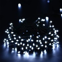 Qedertek Christmas Fairy Lights 65ft 200 LED Plug in Fairy String Lights with 8 Lighting Modes and Timer Function for Xmas Tree, Home, Wedding, Party, Christmas Decorations (Multicolor)