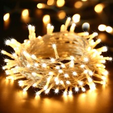  Qedertek Christmas Battery Fairy Lights, 39ft 100 LED Waterproof 8 Modes String Light,Battery Powered Christmas Lights with Memory Function for Xmas Tree,Garden,Party,Christmas Decorations(Warm White)