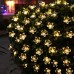 Qedertek Solar Fairy Lights 23ft 50 LED Blossom Flower Solar Garden Lights for Home, Garden, Lawn, Wedding Decorations (Warm White)