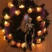 Qedertek Halloween Decorations Lights, Set of 3 Battery Powered 20 LED Halloween Party Lights - Ghost/Pumpkin/Bat.