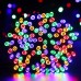 Qedertek Christmas Fairy Lights 65ft 200 LED Plug in Fairy String Lights with 8 Lighting Modes and Timer Function for Xmas Tree, Home, Wedding, Party, Christmas Decorations (Multicolor)