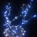 Qedertek Solar Fairy Lights Outdoor, 33ft 100 LED 8 Twinkle Modes String Lights Solar, Waterproof Copper Wire Fairy Lights for Garden, Patio, Home, Party Decorations (White) [Energy Class A++]